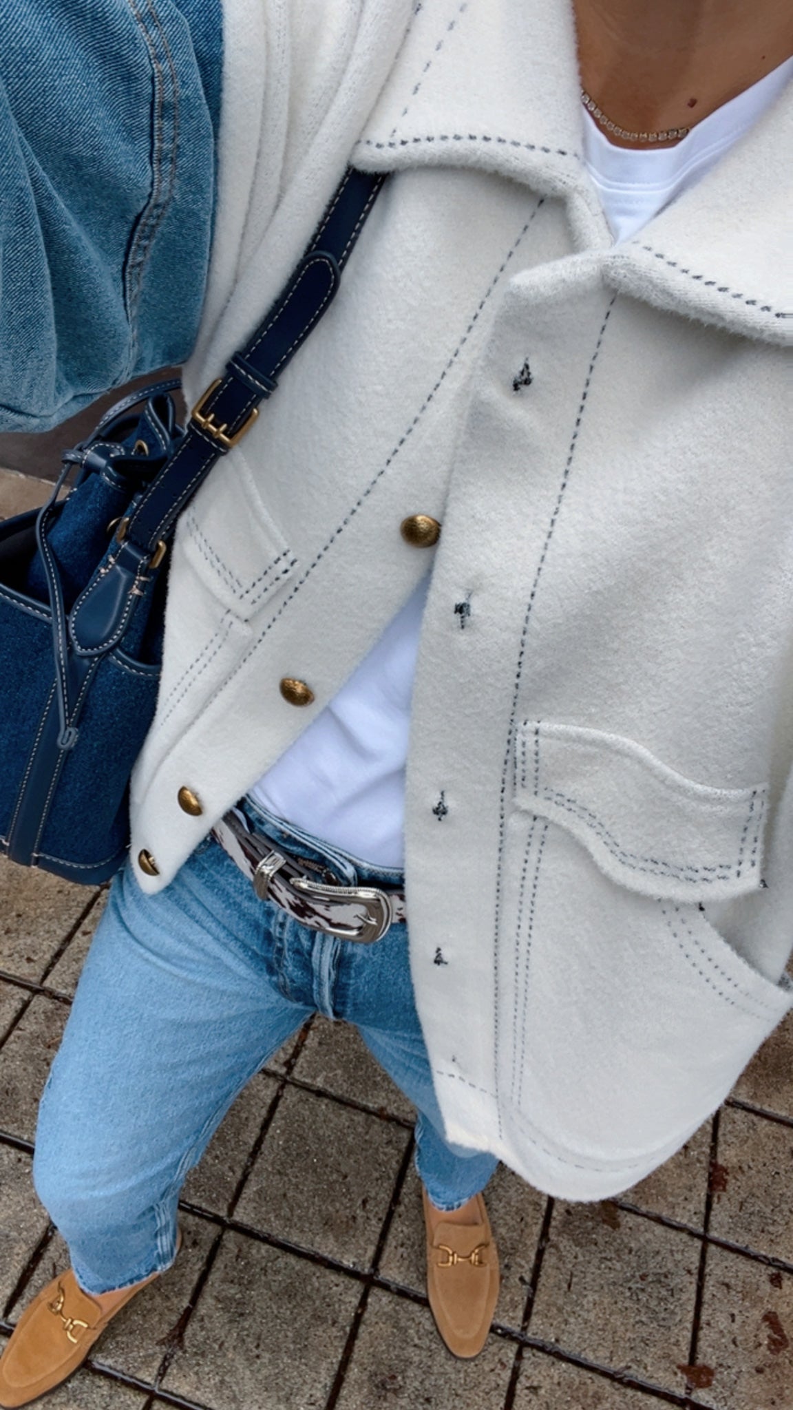 Casaco OFF WHITE & DENIM envios a 4/11 JOY