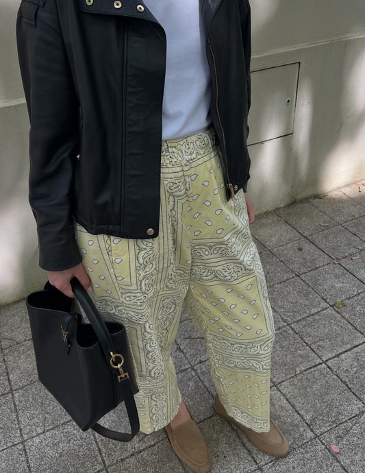 Bandana baggy trousers