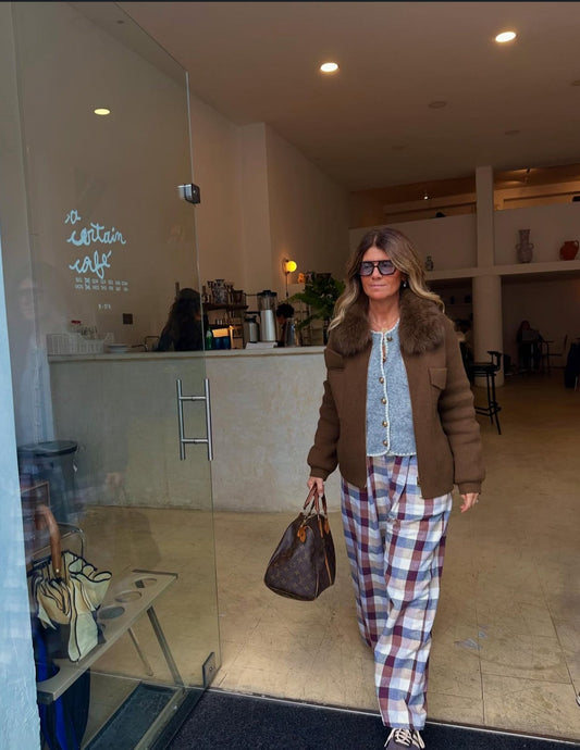 Flannel tartan trousers JOY