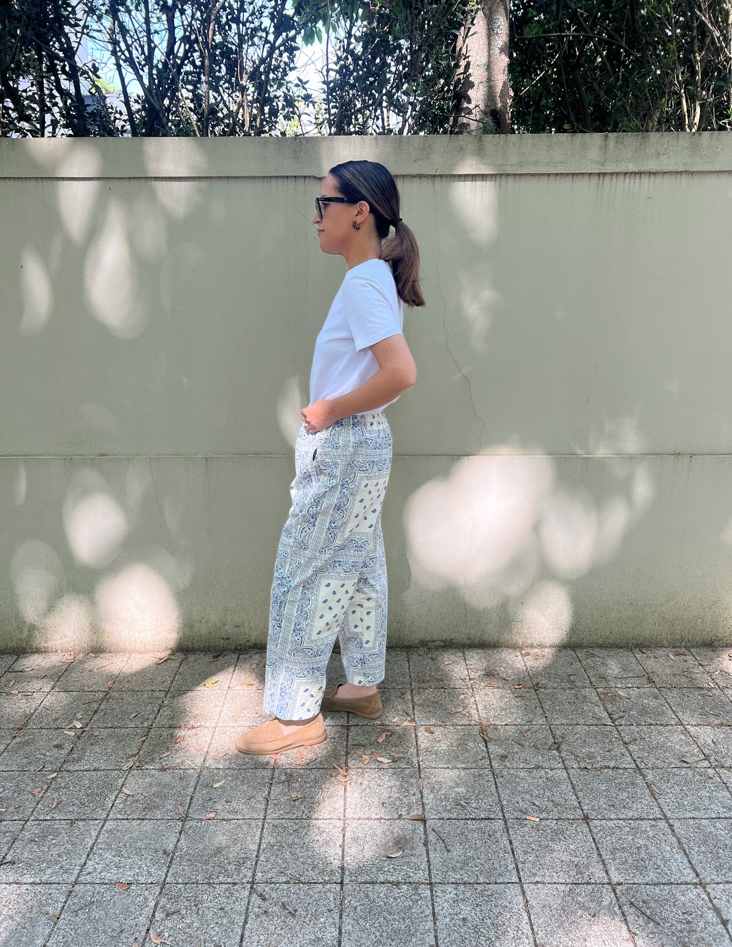 Bandana baggy trousers