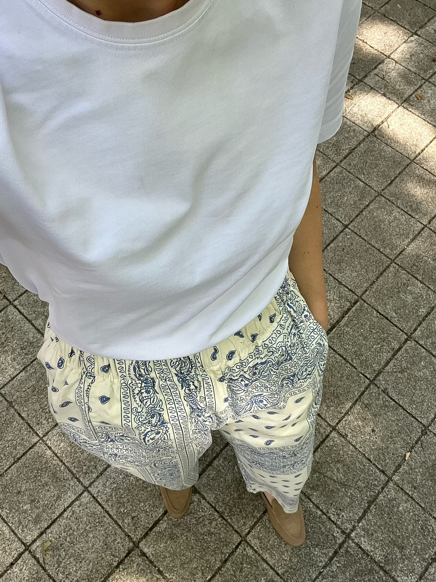 Bandana baggy trousers