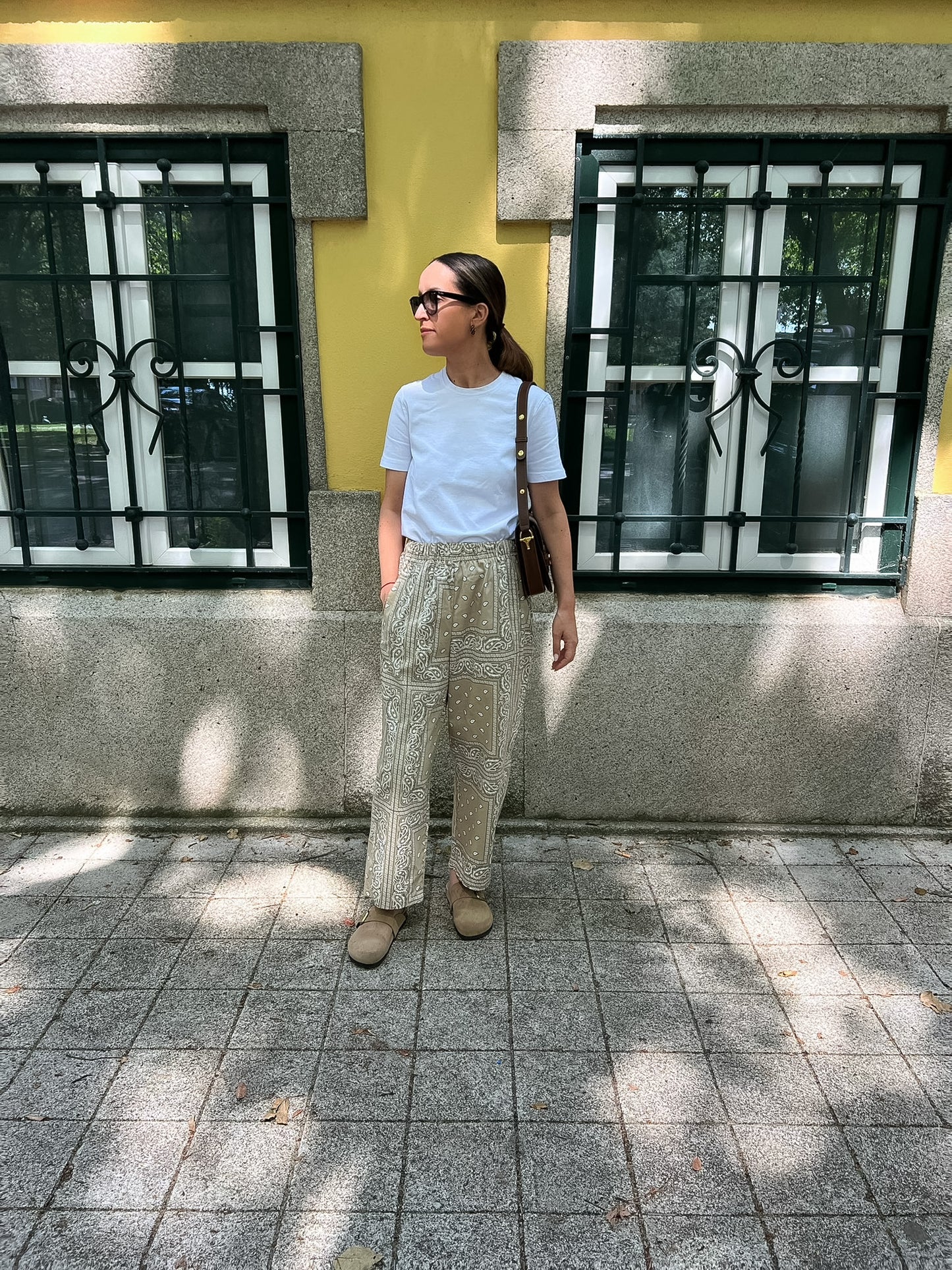 Bandana baggy trousers