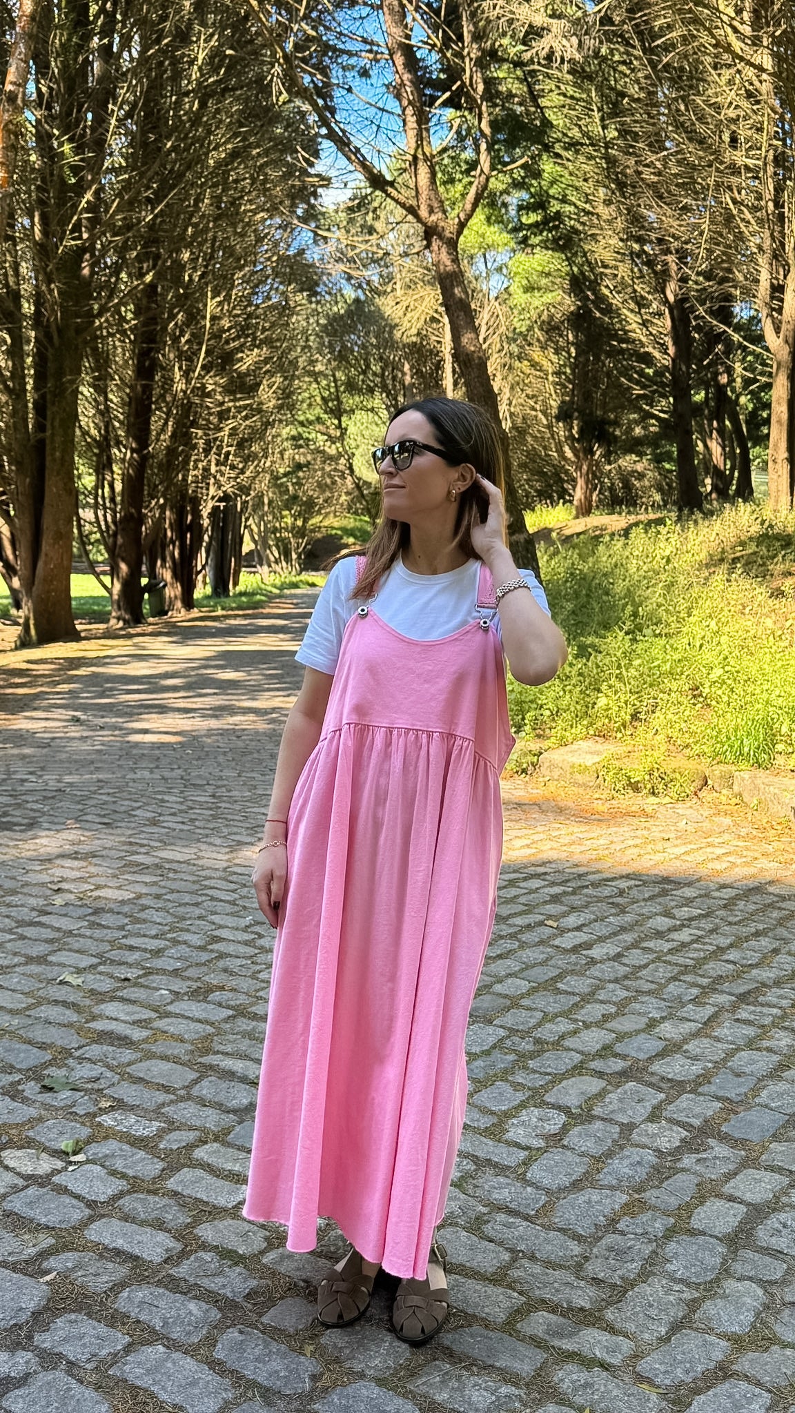 Vestido jardineira