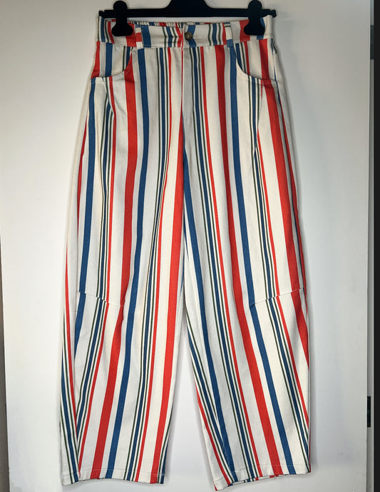 Calças baggy multicolor