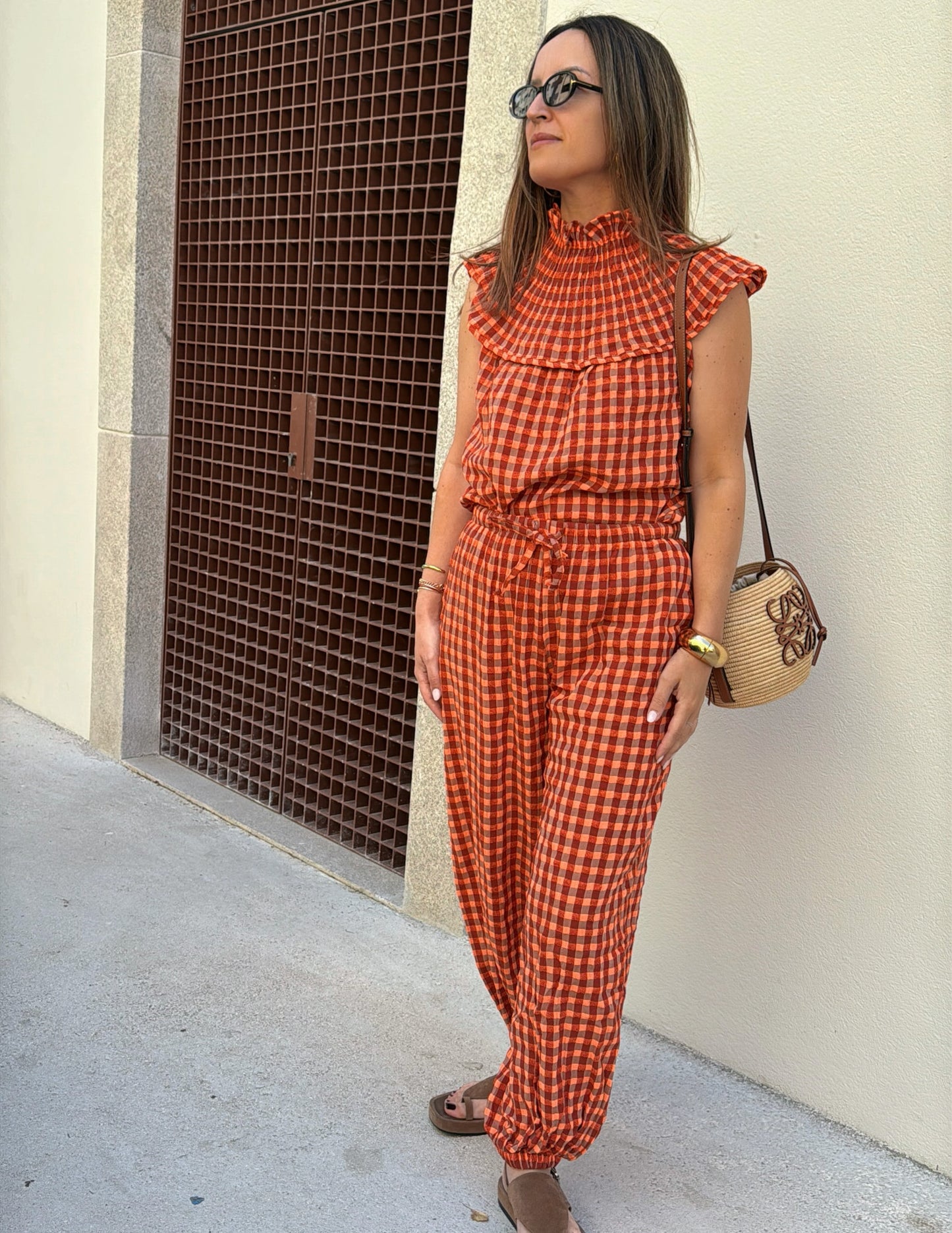 Conjunto cores em vichy
