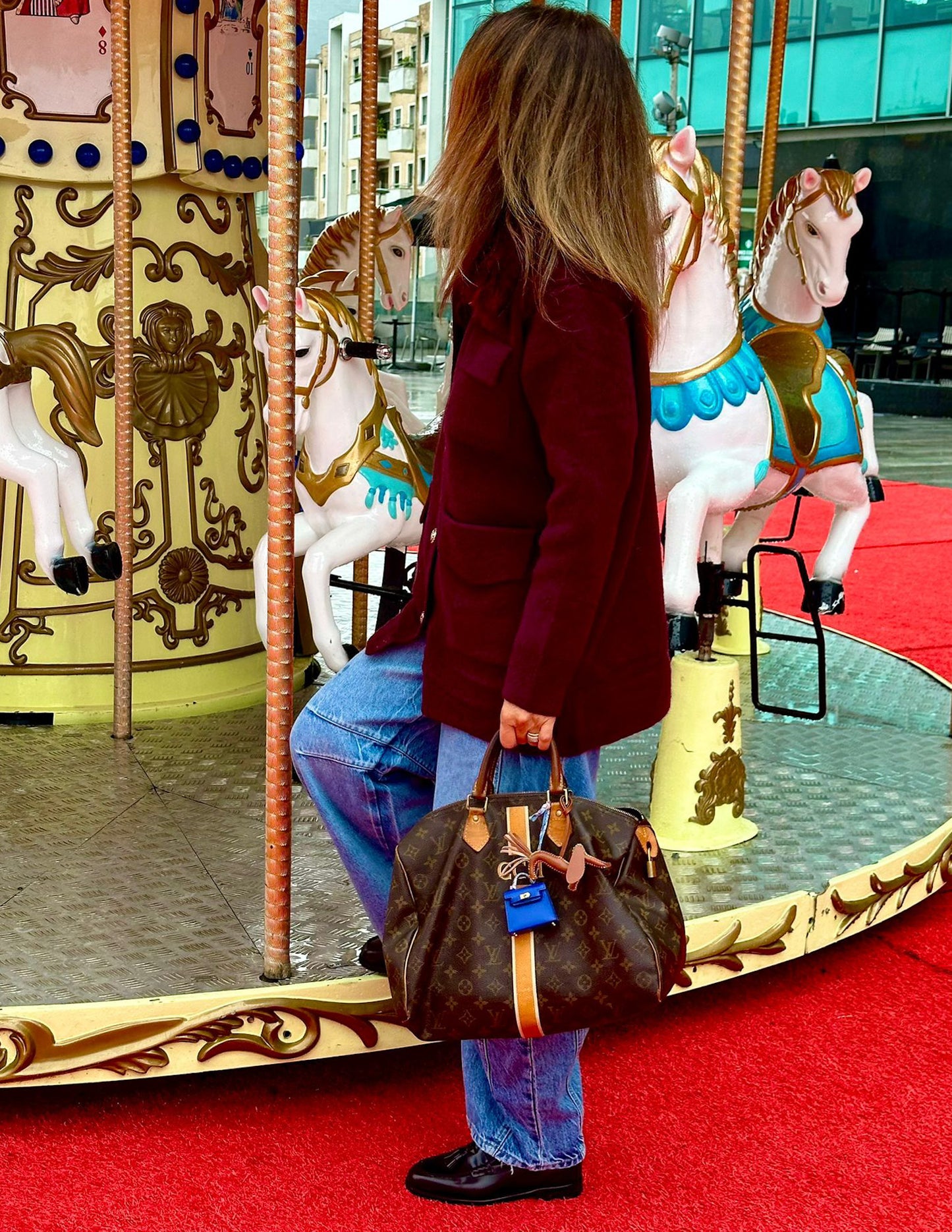 Knitted jacket with fur collar - PRÉ-VENDA (envios a 05/12)