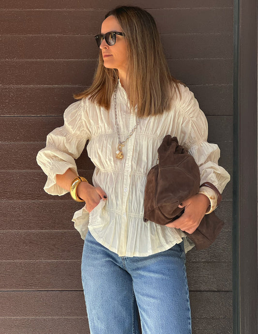 Luna blouse in ecru