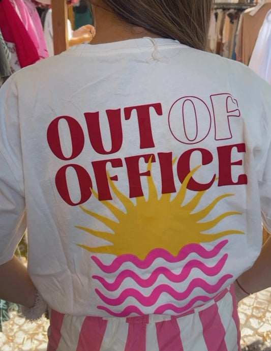 T-shirt OUT OF OFFICE JOY