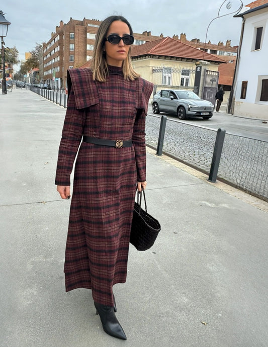 Tartan flannel dress