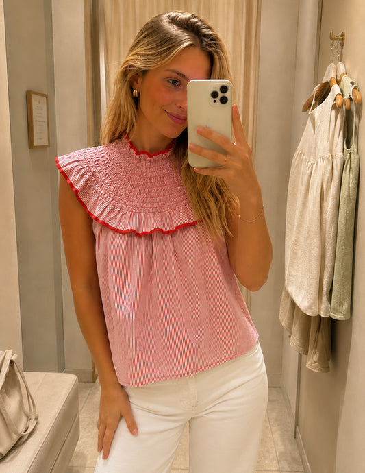 Top gola redonda favos