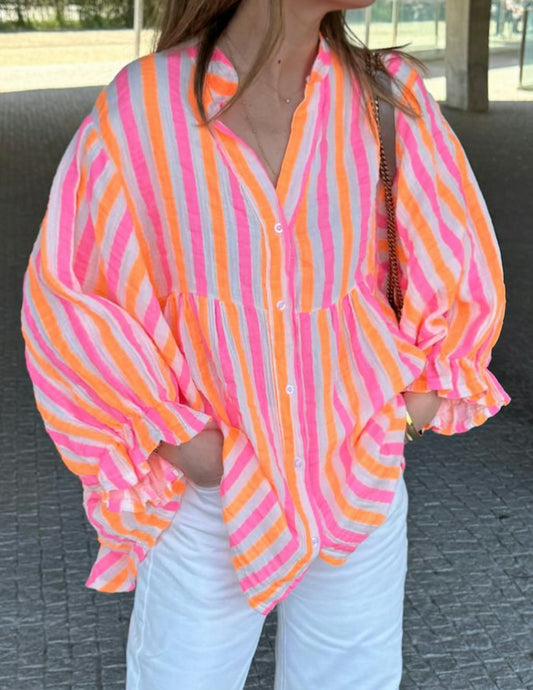 Striped neon shirt