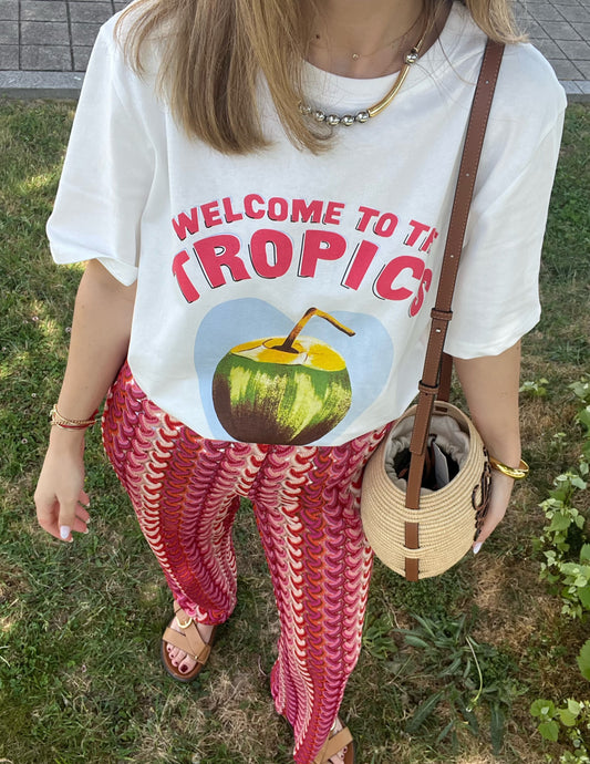 Tshirt “Welcome to the tropics”