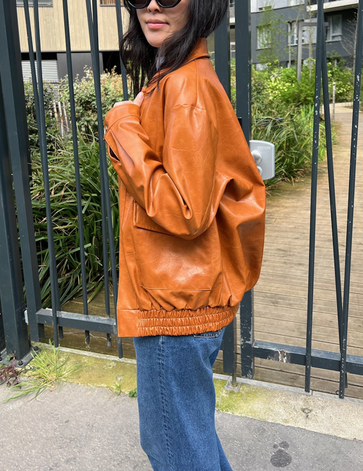 Burnt orange jacket