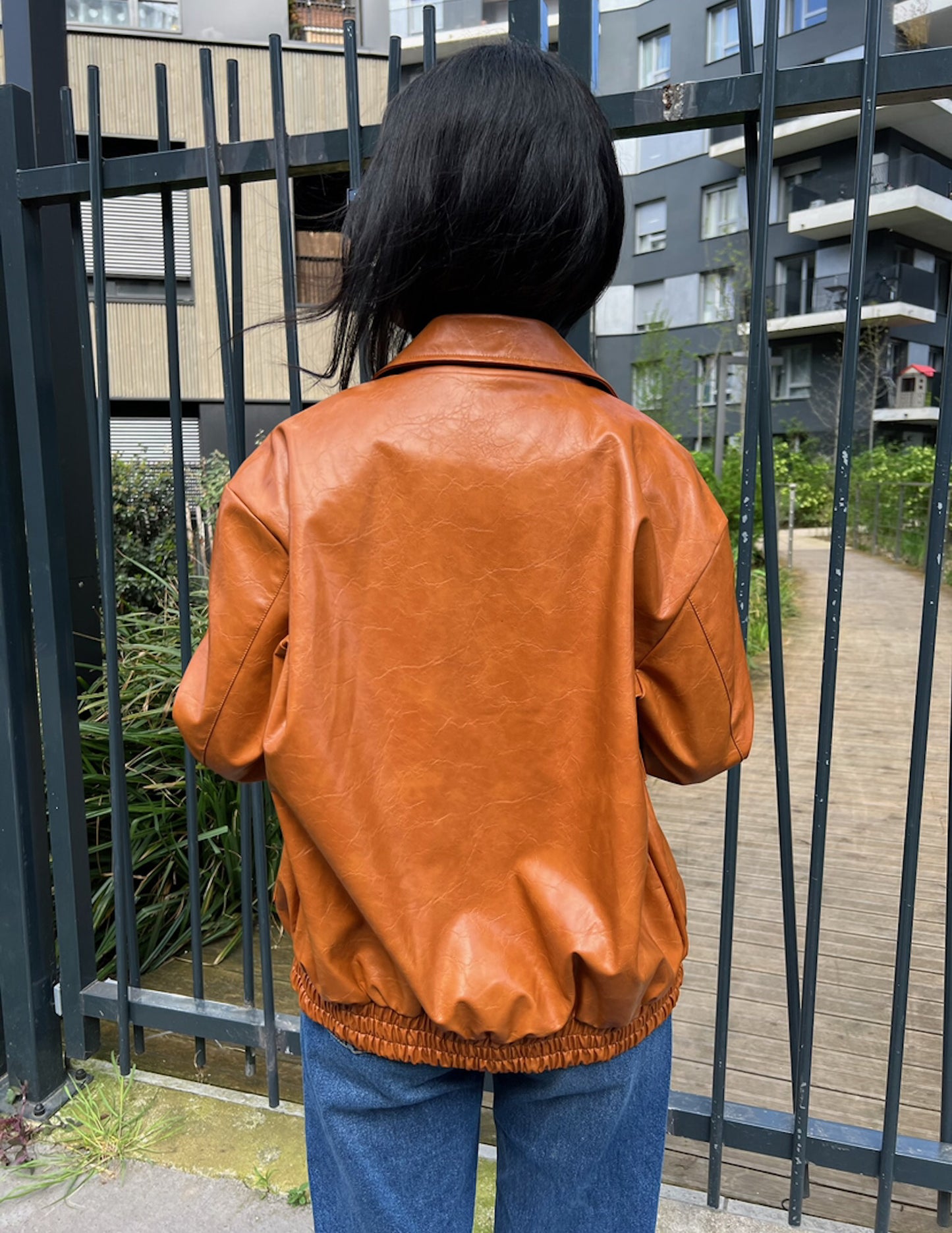 Burnt orange jacket
