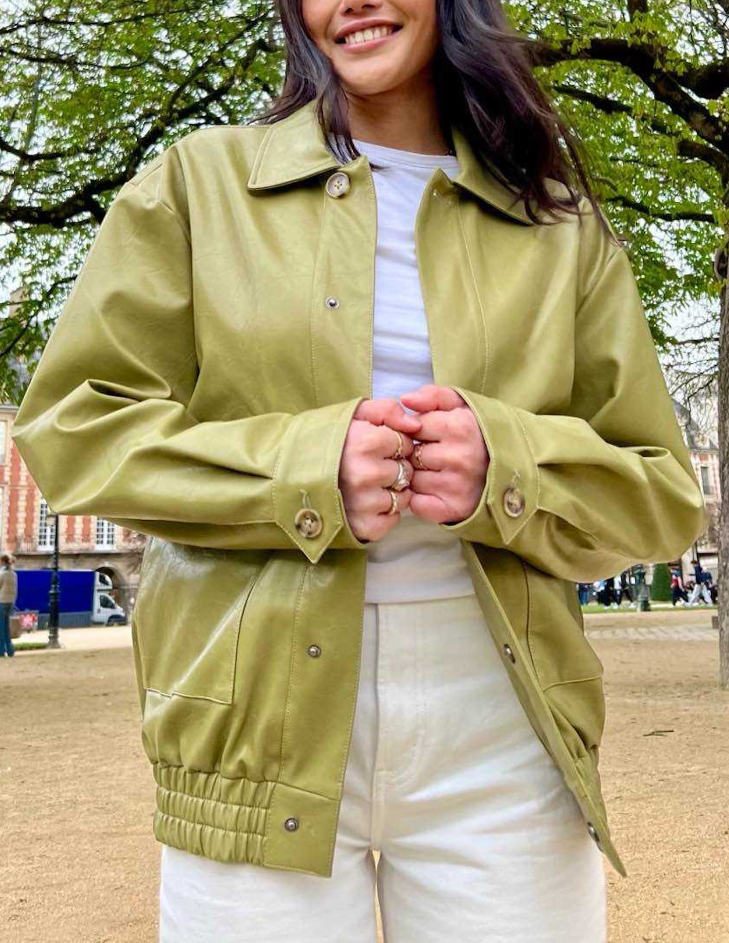 Wasabi green jacket