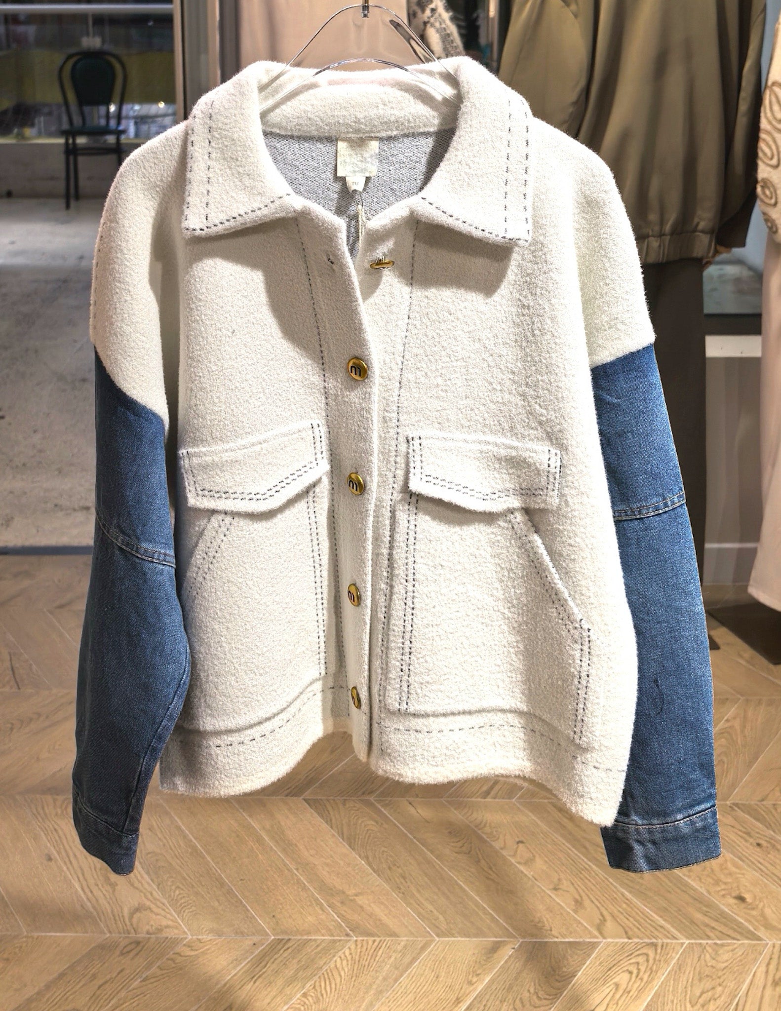 Casaco OFF WHITE & DENIM envios a 4/11 JOY