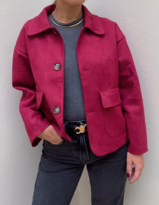 Helena suede effect jacket JOY