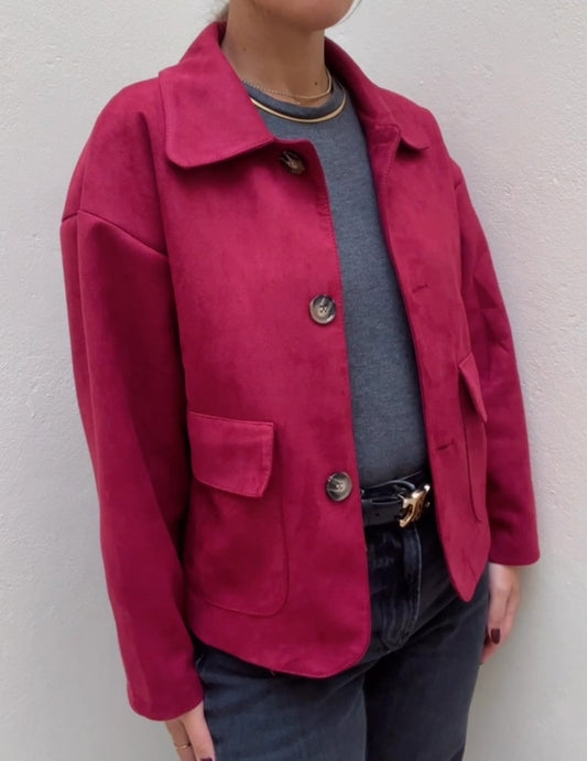 Helena suede effect jacket JOY
