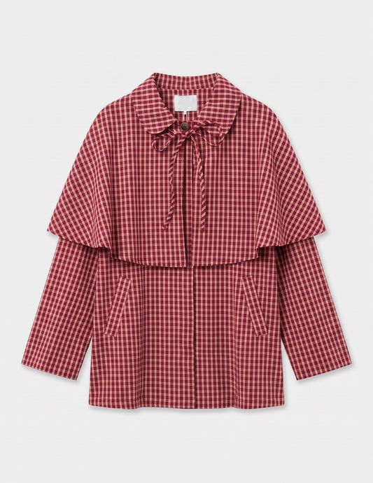 Parka xadrez vermelho