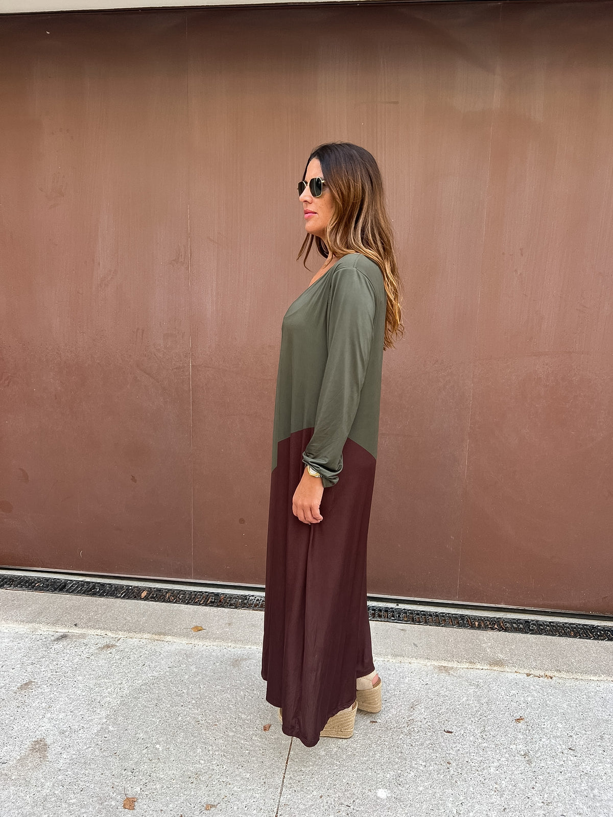 Vestido em malha fria