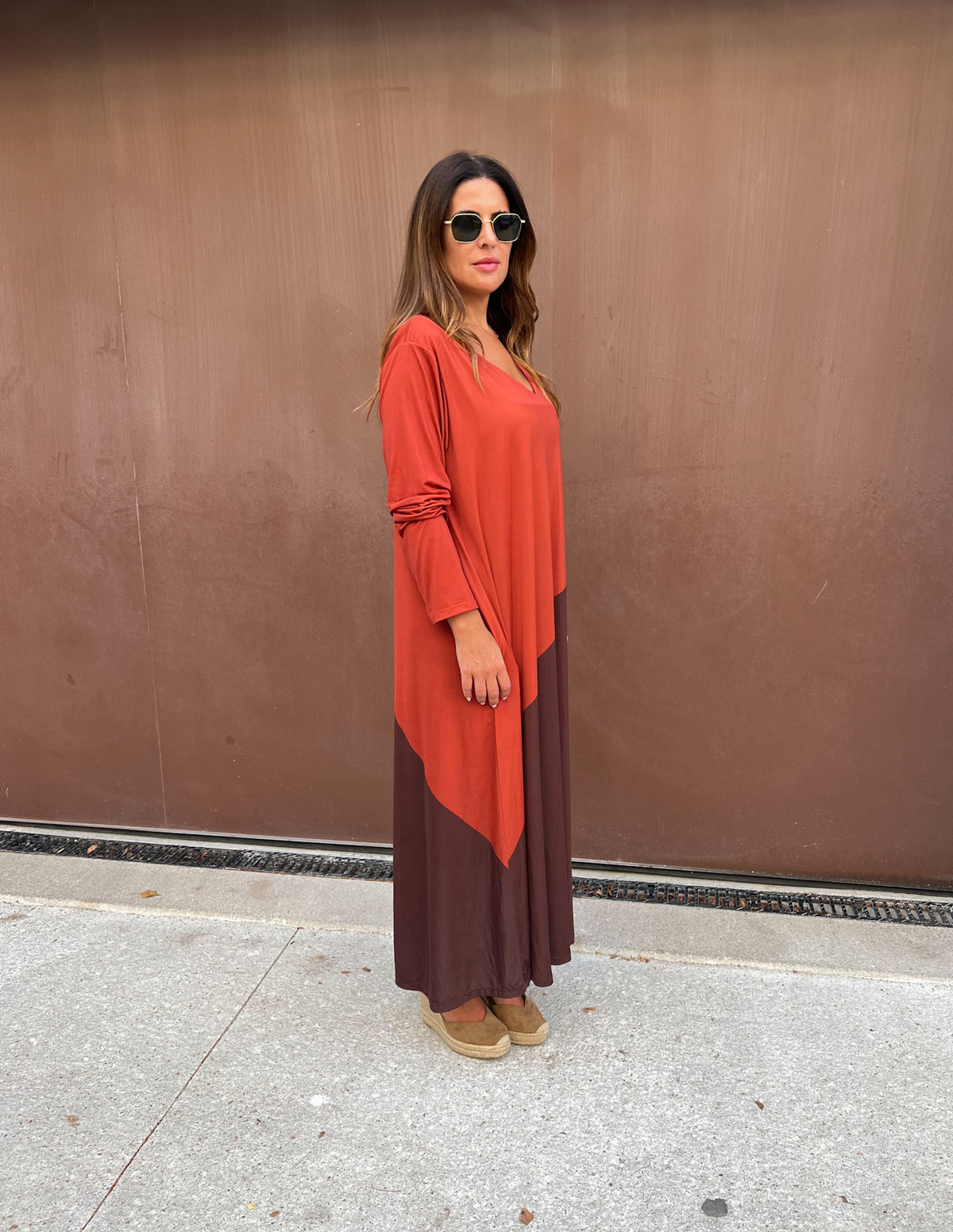 Vestido em malha fria
