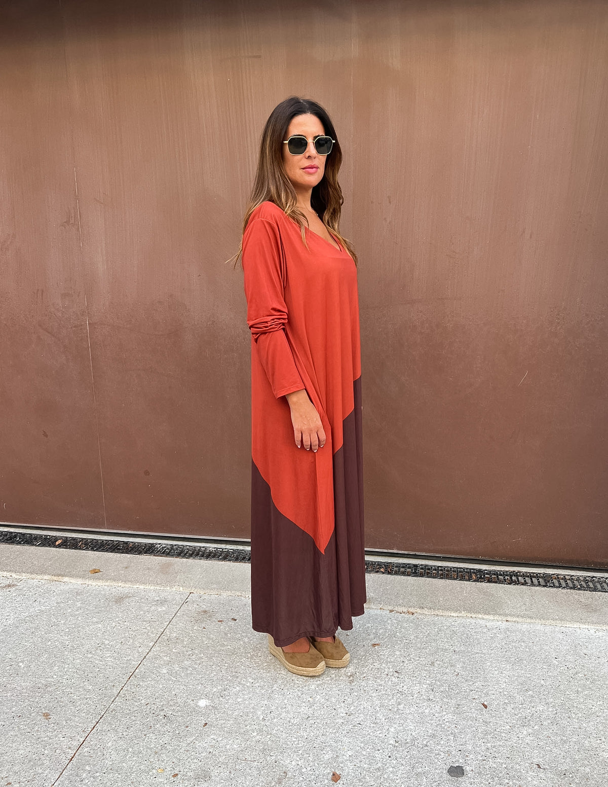 Vestido em malha fria