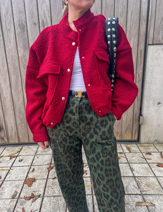 Cherry bomber jacket JOY