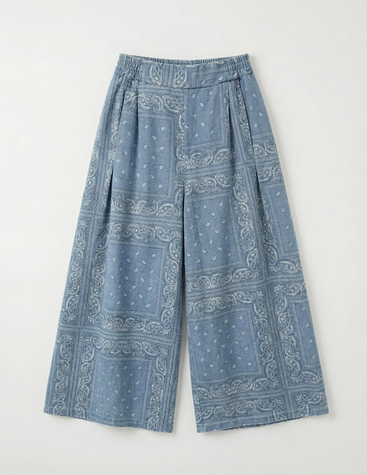 Bandana light blue jeans