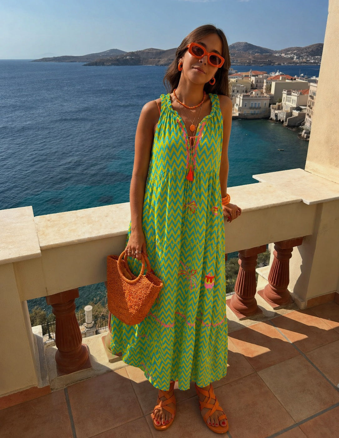 Embroidered dress