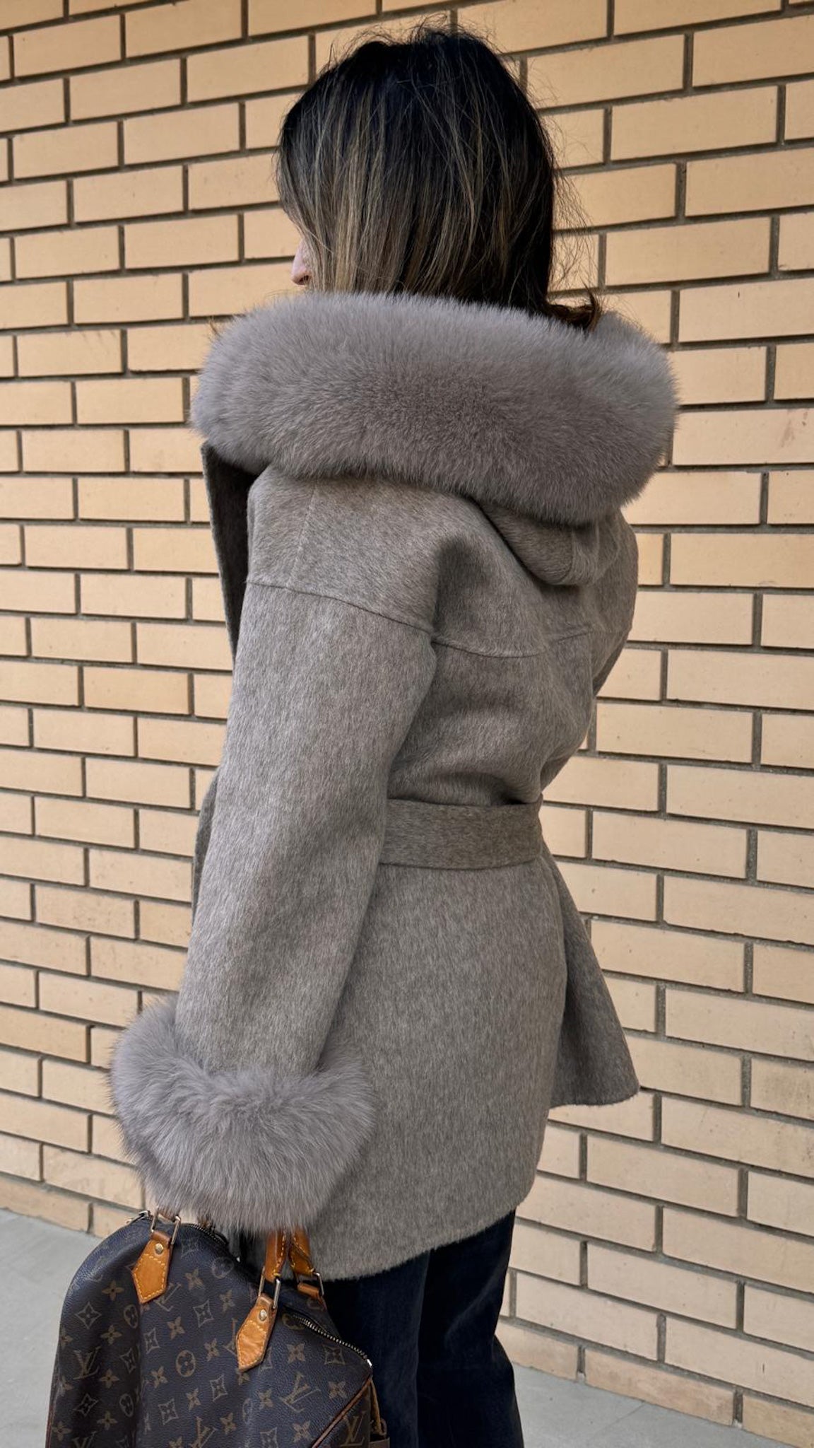 Fur and wool jacket - por encomenda (envios 1 semana) JOY