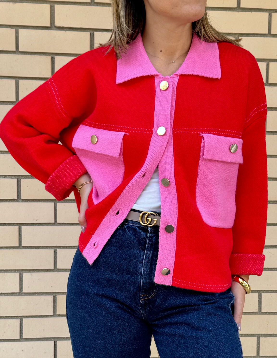 Casaco RED & PINK JOY